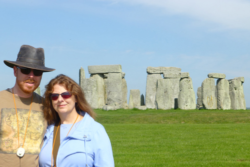 Mike and I at Stonehenge